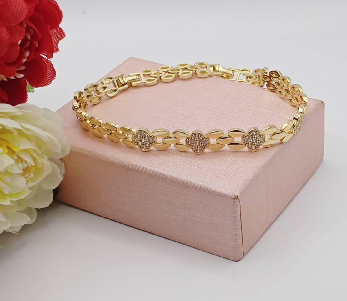 Luxury Gold Plated Stainless Steel bracelet