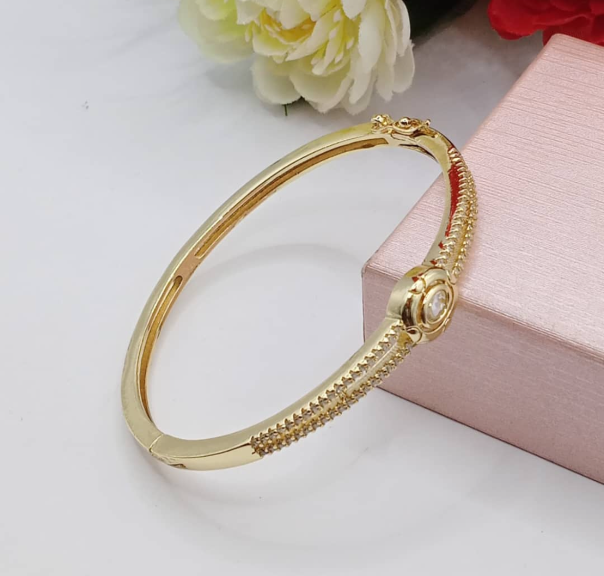 Luxury Gold Plated Stainless Steel Bracelet