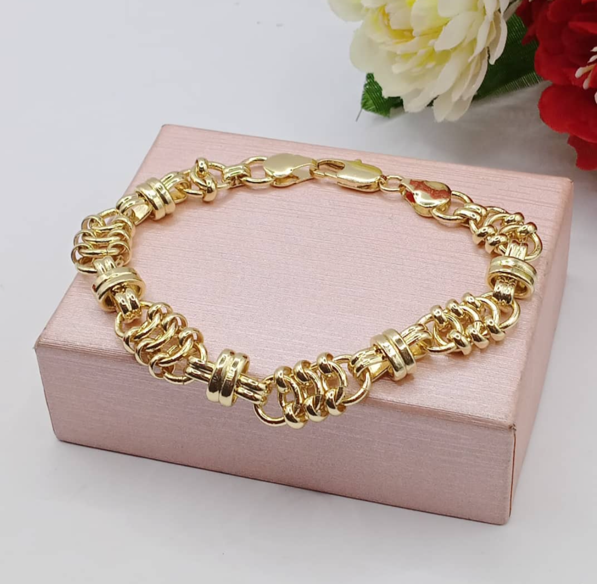 Luxury Gold Plated Stainless Steel Bracelet