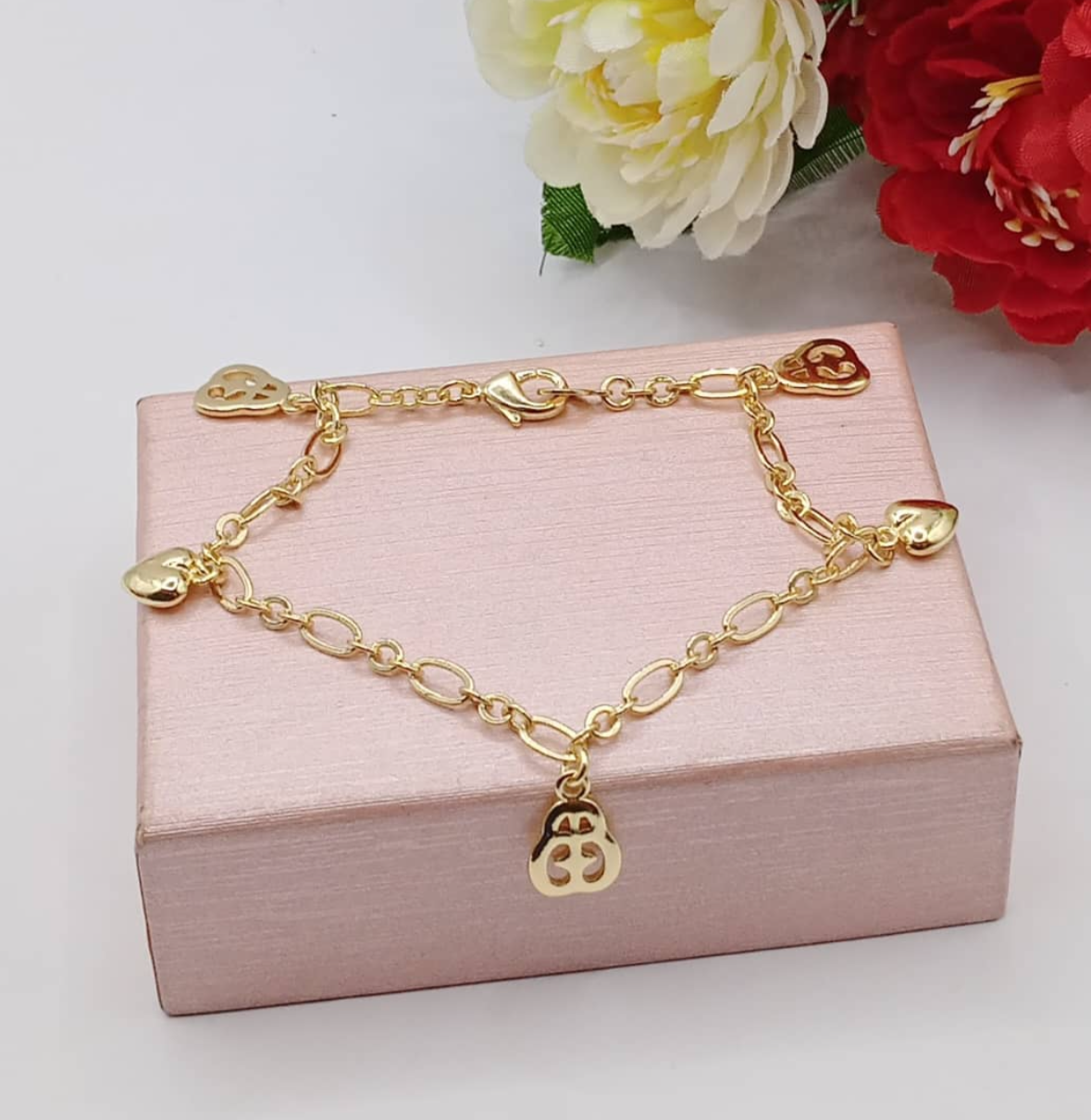 Luxury Gold Plated Stainless Steel Bracelet