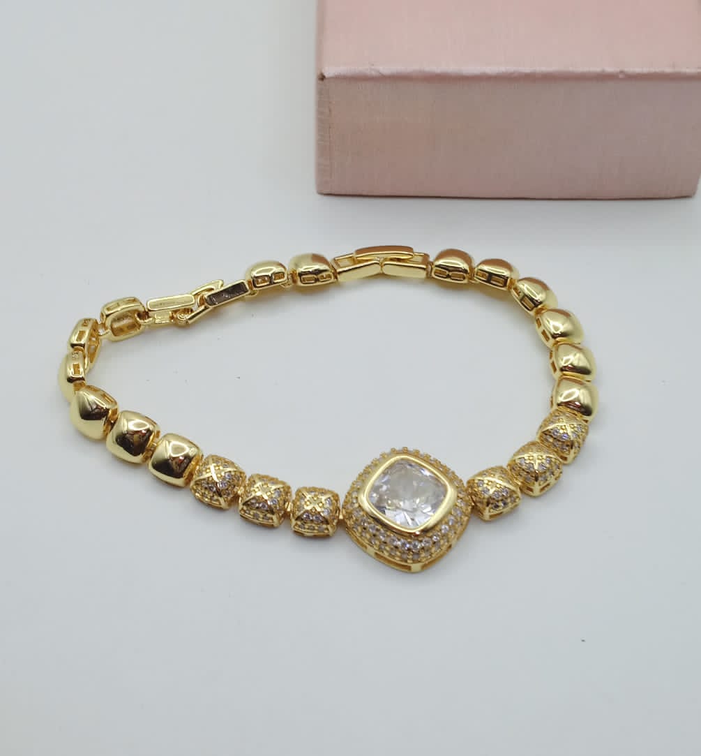 Luxury Gold plated stainless steel pendant necklace
