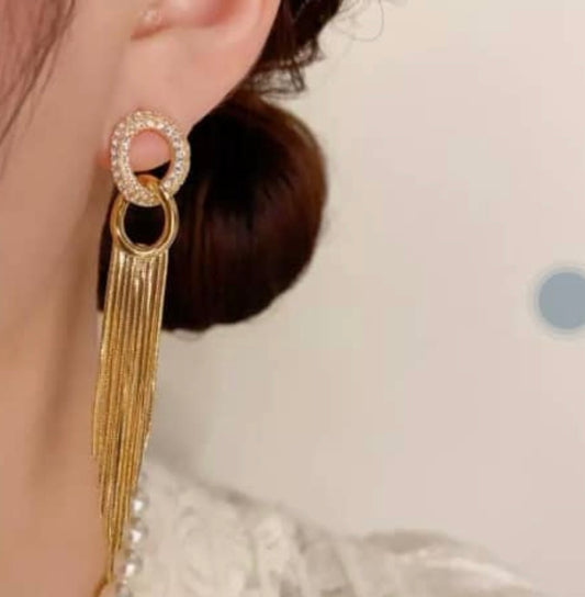 Luxury Gold Plated Stainless Steel Earrings