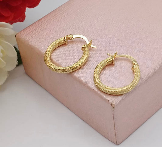 Luxury Gold Plated Stainless Steel Earrings
